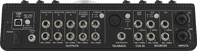 Mackie Big Knob Series, 4x3 Studio Monitor Controller 192kHz USB I/O (BIG KNOB STUDIO PLUS)