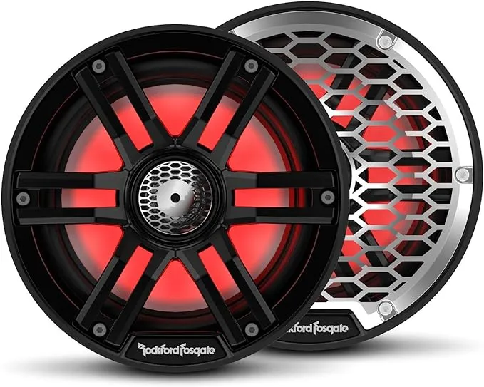 Rockford Fosgate M2-65B Color Optix 6.5" Marine 2-Way Speakers