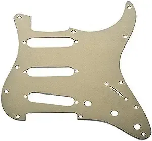 Fender 11-hole Modern-style Stratocaster S/S/S Pickguard - Anodized Gold