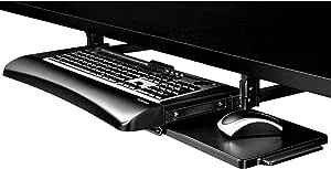 Keyboard Drawer, 20-1/8 x 7-3/4, Black