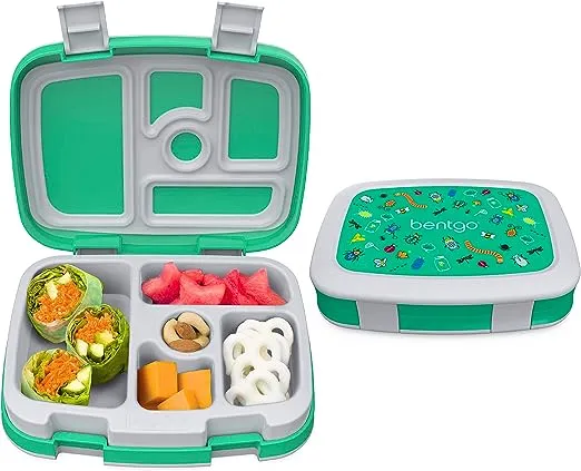 Bentgo Prints Kids Lunch Box, Bug Buddies