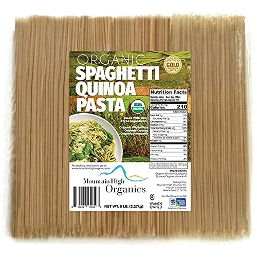 Spaghetti, Quinoa, Organic, Gluten Free - 5 Lb