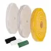 6 in. Bench Grinder Buffing Wheel Kit with 3-piecs Polishing Compound Set