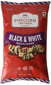 Popcorn Indiana Black & White Drizzlecorn 17 Oz