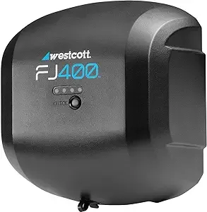 Westcott FJ400 AC/DC Lithium Polymer Battery - 480 Full Power Flashes, 0.9sec Recycle Time at Full Power