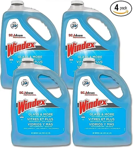 Windex Glass &amp; Multi Surface Cleaner, 32 Oz, Pack of 3