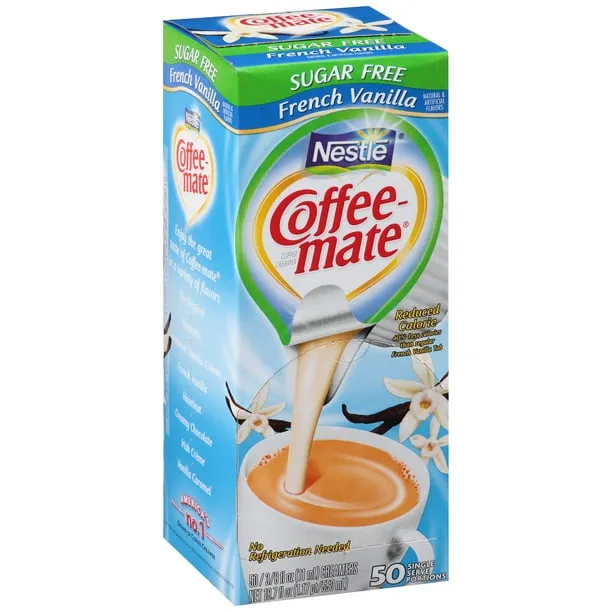 Coffee Mate Coffee Creamer Sugar Free French Vanilla