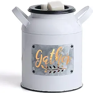 Milk Can Wax Melt Warmer, Scentsy Wax Warmer,Metal Wax Burner, Farmhouse Wax ...