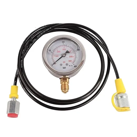 Acogedor Hydraulic Hose Test Coupling Kit, Digital Hydraulic Pressure Test Gauge ...