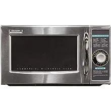 Sharp R-21LCFS Medium Duty Commercial Microwave, 1000 Watts