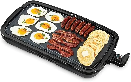 Dash Deluxe Griddle with Nonstick Removable Plate