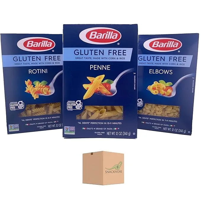 Barilla Gluten Free Pasta Sampler Pack of 3