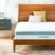 Linenspa 10 Inch Memory Foam and Innerspring Hybrid Mattress-Medium Feel-Twin