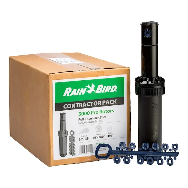 Rain Bird 26-ft- 50-ft Adjustable Spray 4-in Gear Drive Rotor 12-Pack Lowes.com