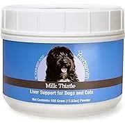 Herbsmith Milk Thistle Herbal Supplement for Dogs and Cats, 75g Powder