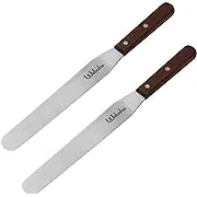 Cake Spatula Straight Icing Spatula Set Of 2 14 Inches Frosting Spreader With Wo