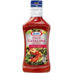 Kraft, Classic Catalina Dressing, 16-Ounce Plastic Bottle (Pack of 3), Women's, Size: One Size