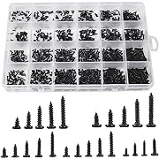 1100pcs Round Pan Head Tapping Screws Laptop Notebook Computer Screws KitM1.2...