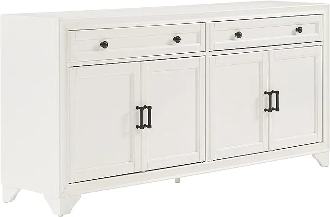 Crosley Furniture Tara Sideboard, Distressed White