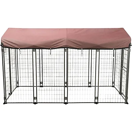 TRIXIE 8 ft. x 4 ft. x 4.5 ft. Deluxe Welded Wire Dog Kennel, XXL