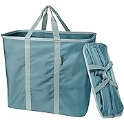 Clevermade Collapsible Laundry Caddy Dark Teal | Light Teal / 2