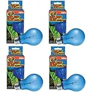 (4 Pack) Zoo Med Daylight Blue Reptile Bulbs - 100 Watt Each