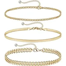 14K Gold Plated Waterproof Ankle Bracelets