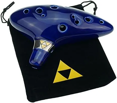 &#034;Cheffort&#034; 12 Hole Ocarina From Legend of Zelda,alto C Ocarina with Protective