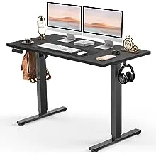 Smug Standing Desk, Adjustable Height Electric Sit Stand Up Down Computer Table, 48x24 inch Ergonomic Rising Desks for Work Office Home, Modern