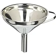 Stainless Steel 5&quot; Kitchen Funnel with Removable Strainer