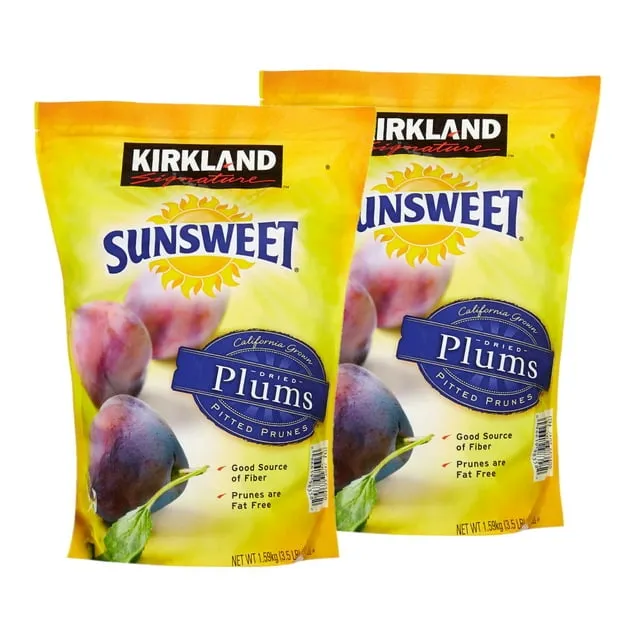 Kirkland Signatures Dried Plums Pitted Prunes, 2 Pack