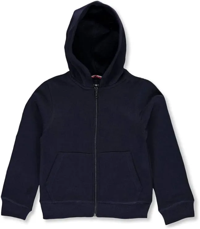 French Toast Boys' School Uniform Zip Front Fleece Hoodie