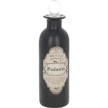 Nemesis Now Poison Potion Bottle 20cm Black