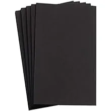 Hamilco 11x17 Black Cardstock Paper 80 lb Cover Card Stock 25 11&#034;x17&#034;, black 