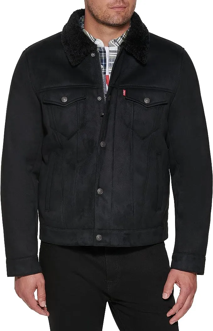 Levi's Men's Faux Leather Classic Trucker Jacket