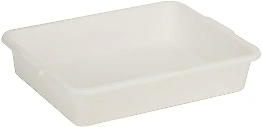 United Scientific&#153; Laboratory Tray Polypropylene 15"L x 12"W x 3"H White Pack of 10 81702