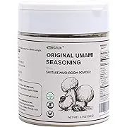 ORGFUN Original Shiitake Mushrooms Powder, Natural Umami Seasoning, Mushroom Powder for Cooking, 5.3 Oz