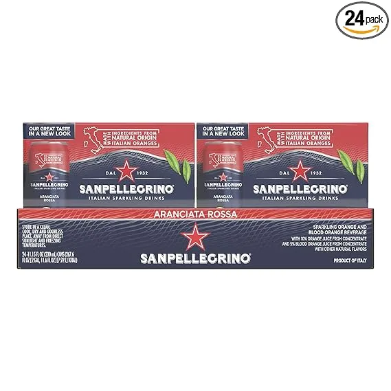 Sanpellegrino Blood Orange Sparkling Beverage Cans