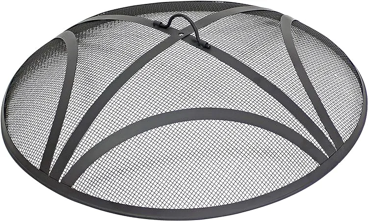 Sunnydaze Decor Reinforced Steel Mesh Fire Pit Spark Screen