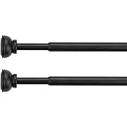 KXLIFE 1/2-inch Decorative Spring Tension Curtain Rod 2 Pack, Café Rod, Black, 22-36 InchKXLIFE 1/2-inch Decorative Spring Tension Curtain Rod 2 Pack, Café Rod, Black, 22-36 Inch