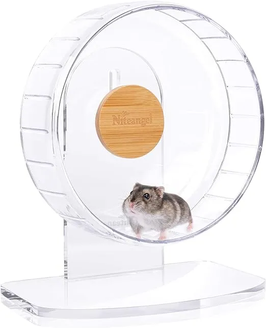 Niteangel Super-Silent Hamster Exercise Wheels - Quiet Spinner Hamster Running ...