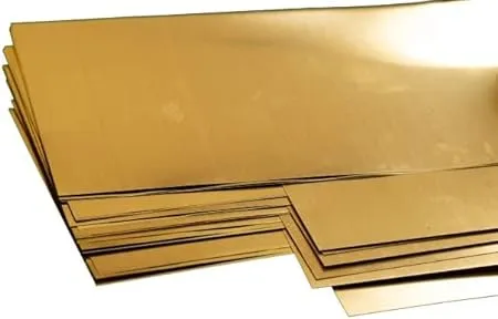 K&S 0.02 in. x 4 in. W x 10 in. L Brass Sheet Metal