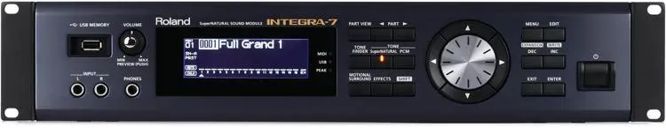 Roland INTEGRA-7 SuperNATURAL Sound Module, 1-Inch