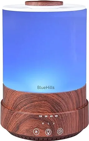 BlueHills Premium 2300 ML XL Large Essential Oil Diffuser Humidifier Combo