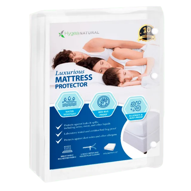 Hygea Natural Standard Bed Bug Mattress Cover - Crib