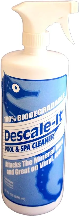 Descale-It Products Descale-It Pool and Spa Cleaner,1 qt. Leslie&#039;s (PS032)