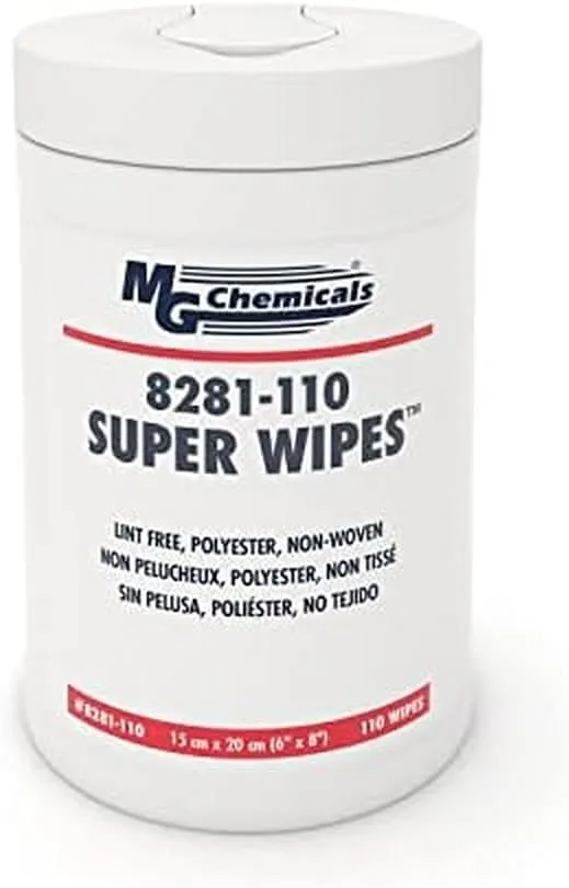 mg Chemicals 8281-110 Dry Wipes