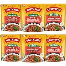 Tasty Bite Organic Madras Lentils, Hot & Spicy, 10 oz