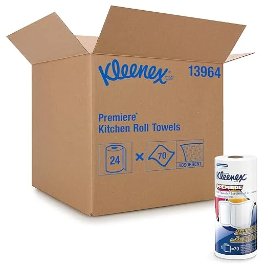 Kleenex Premiere Kitchen Paper Towel, 70 Towels per Roll