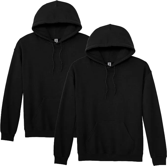 Gildan Adult Fleece Hoodie Sweatshirt, Style G18500, Multipack